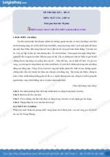 Đề số 12 - Đề kiểm tra học kì 1 - Ngữ văn 11
